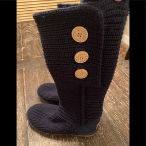 Navy Uggs.